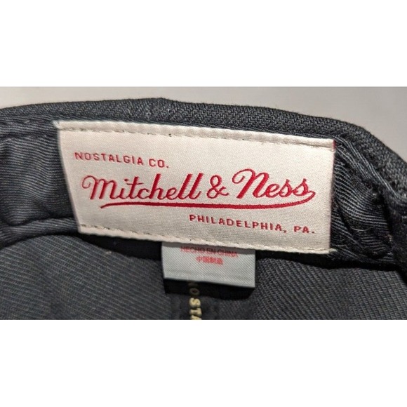 Denver Nuggets Mitchell & Ness HWC Panda Pro Black 25th Anniv Snapback Hat New - Picture 9 of 11